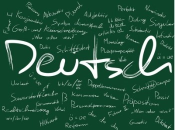 Deutsch Mit Schrift Auf Der Tafel Official Homepage Of The Bwc